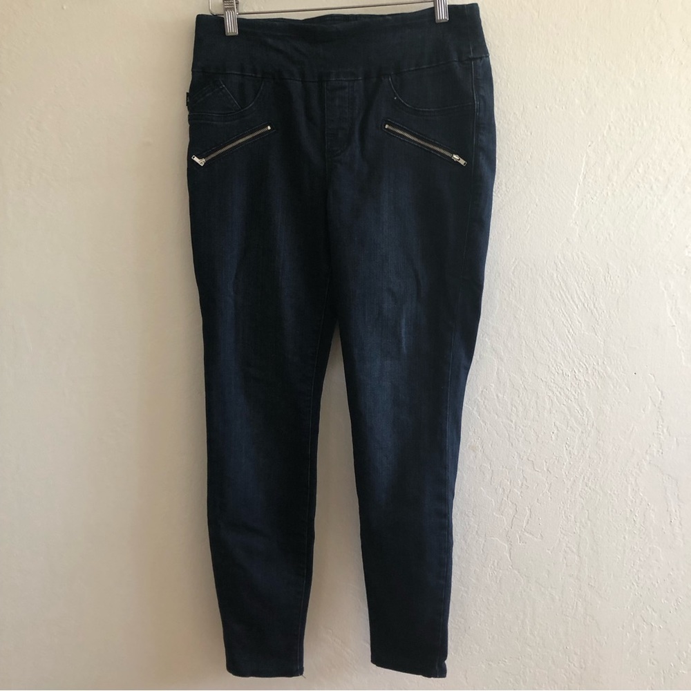 Denim R Rock & Republic blue size 10 zipper in front jeans